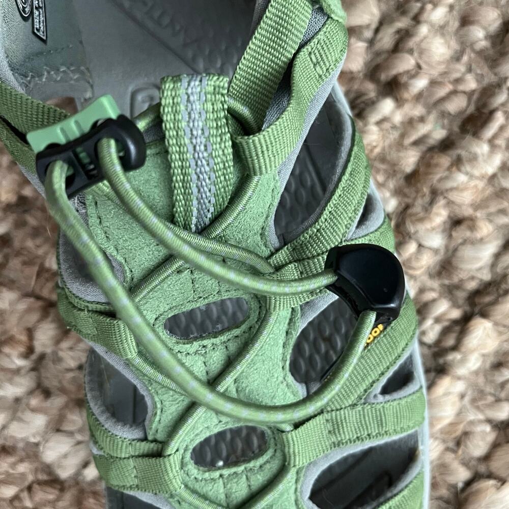 KEEN Whisper Sandals Womens 8.5 EU 39 Green Waterproof Hiking Sport EUC - Picture 10 of 16